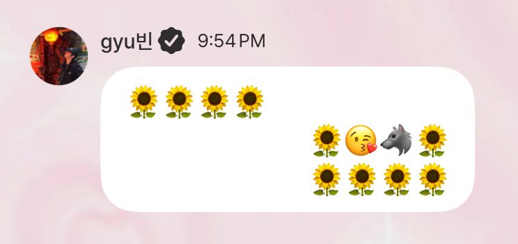 we're definitely getting konghaeddo special stage because gyuvin used dohoon and a-na's representative emojis on +chat 😭