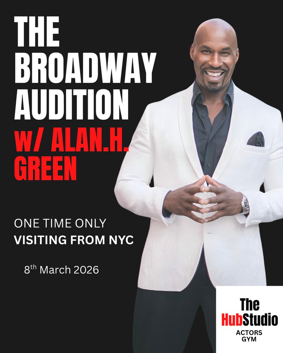thehubstudio's tweet photo. VISITING BROADWAY STAR!! ONE TIME ONLY. Alan H Green. - https://t.co/UxiJkng3nM https://t.co/jUoo6vEyds
