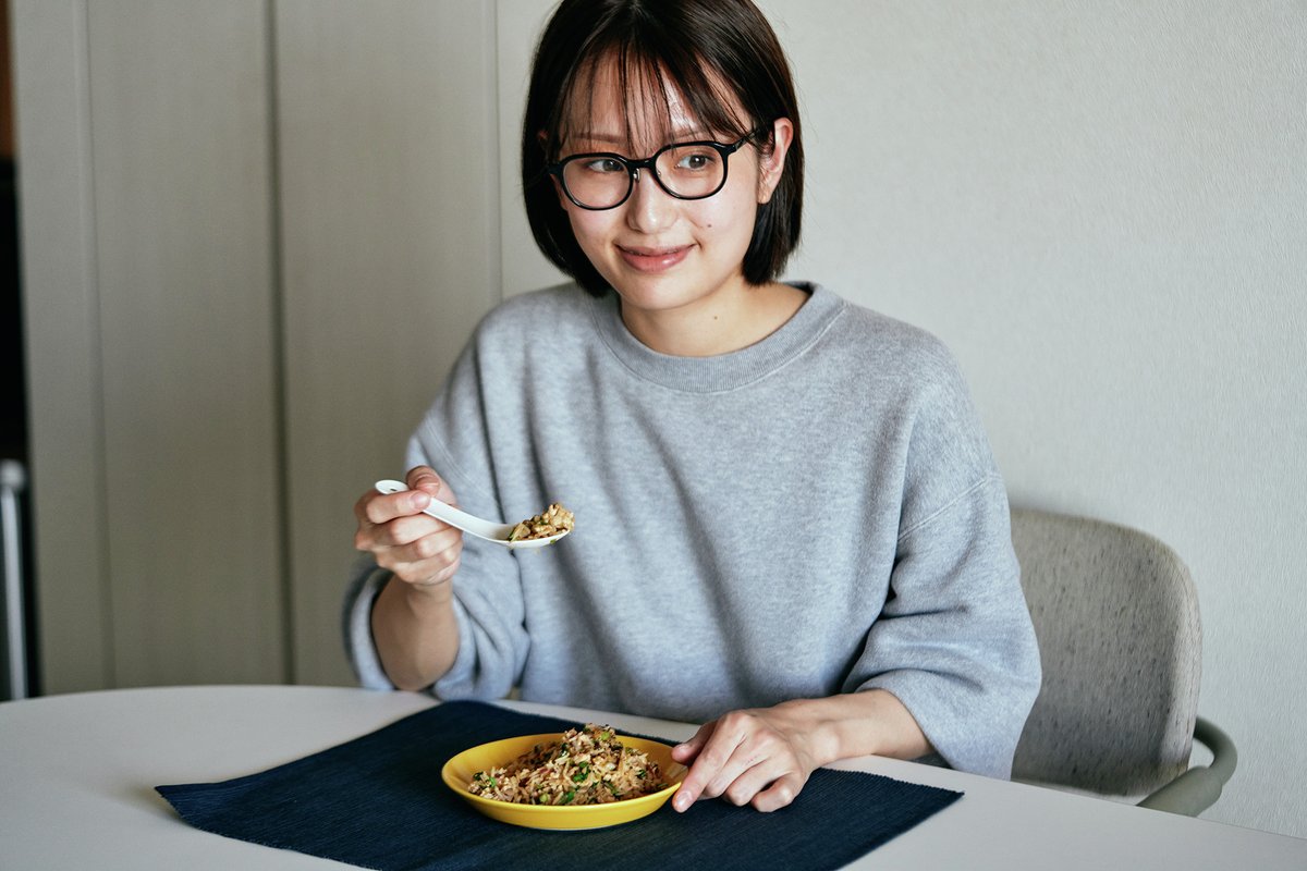 muji_net's tweet photo. 長谷川あかりさん（ @akari_hasegawa ）に教わる「エスニック風サラダ」
https://t.co/oqMAQMSq8r

無印良品の「バスマティ米」を使ったお手軽ライスサラダのレシピを紹介します。 https://t.co/et6CWk1Hqe