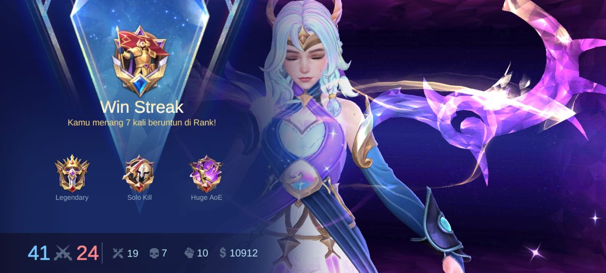 Testi Joki GENDONG 7★ Mytic Honor Full Winstreak no lose🤩 , yang mau joki bisa langsung dm atau wa ada di bio! #zonauang️ #zonajajanᅠ