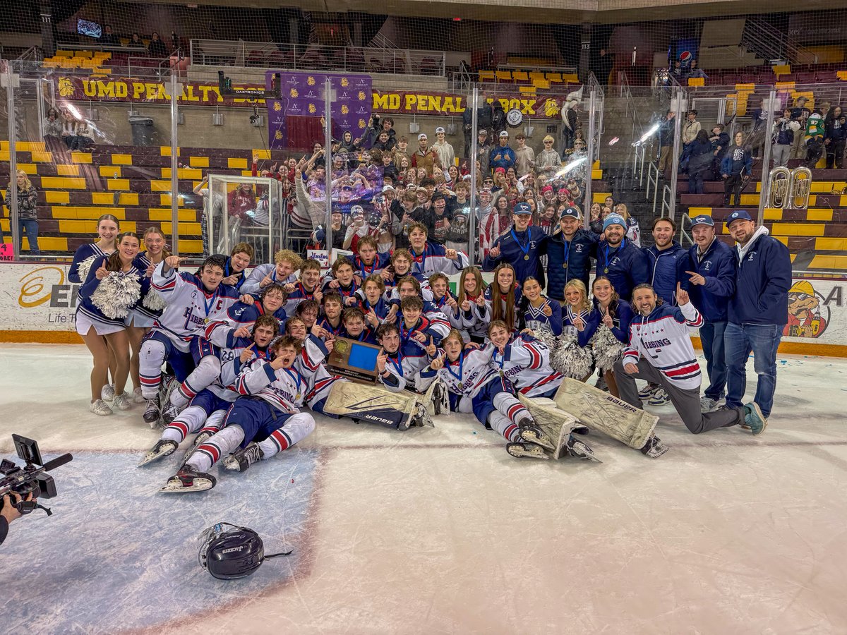 YouthHockeyHub's tweet photo. BHS
Section 7A Final

Final/OT

Hibbing > Cloquet (3-2)

HIB: Strukel, Rewertz, Hildenbrand
CEC: Sullivan, Sewell

SOG: 43-39 Cloquet

The Bluejackets are heading BACK to STATE!

Isaiah Hildenbrand is the OT hero with 5.9 Seconds left! https://t.co/Rl6sGLmFBD