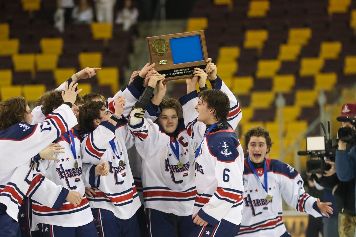 YouthHockeyHub's tweet photo. BHS
Section 7A Final

Final/OT

Hibbing > Cloquet (3-2)

HIB: Strukel, Rewertz, Hildenbrand
CEC: Sullivan, Sewell

SOG: 43-39 Cloquet

The Bluejackets are heading BACK to STATE!

Isaiah Hildenbrand is the OT hero with 5.9 Seconds left! https://t.co/Rl6sGLmFBD