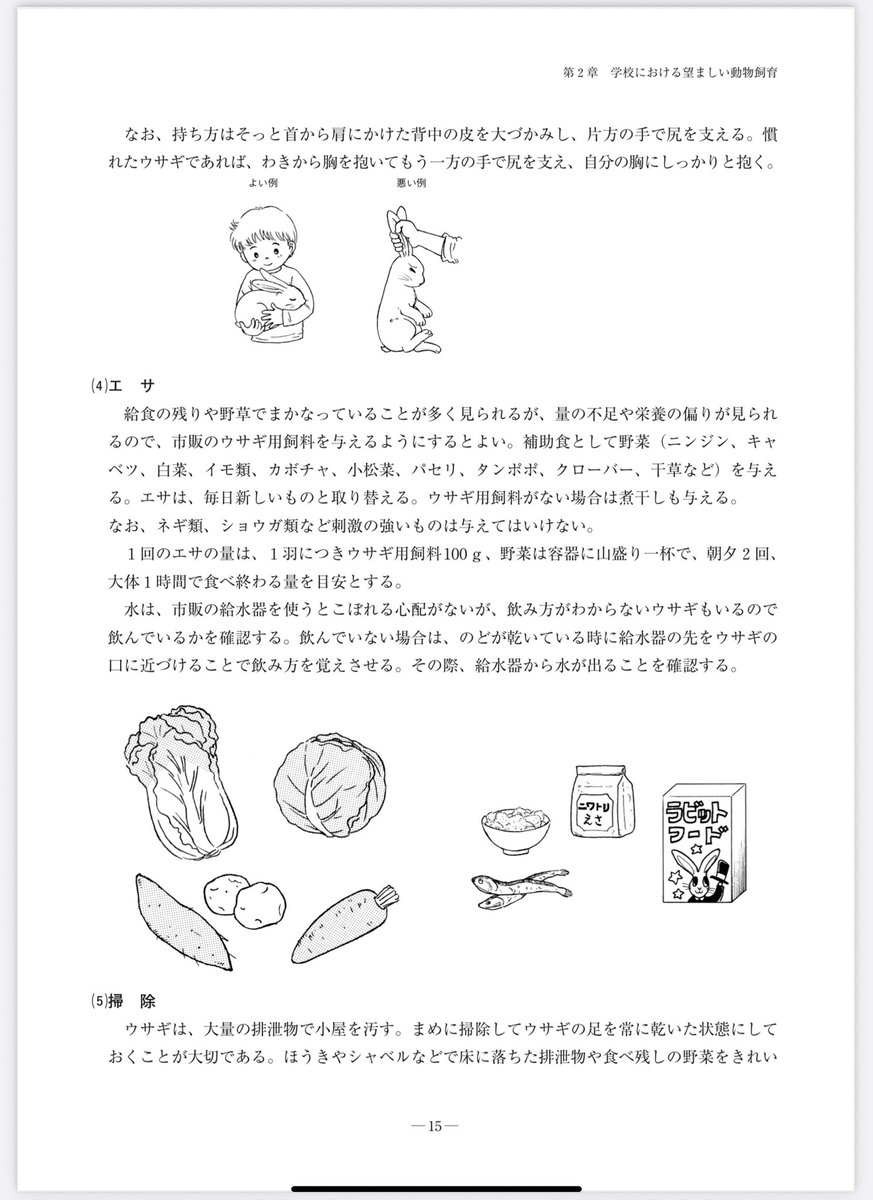 heyabosh's tweet photo. #文科省 の「学習指導要領」に小学1、2年の生活科で「生き物への親しみ」を育むために動物飼育をするように規定されていますが
文科省が公表している『学校における望ましい動物飼育のあり方』が現在の小動物飼育常識から見るととんでもない内容です
#動物飼育
#学校うさぎ https://t.co/3WYN0MFzMI