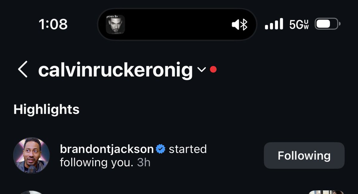 S/O to <a href="/brandontjackson/">Brandon T Jackson</a> for the follow on IG!! 🔥🔥🔥