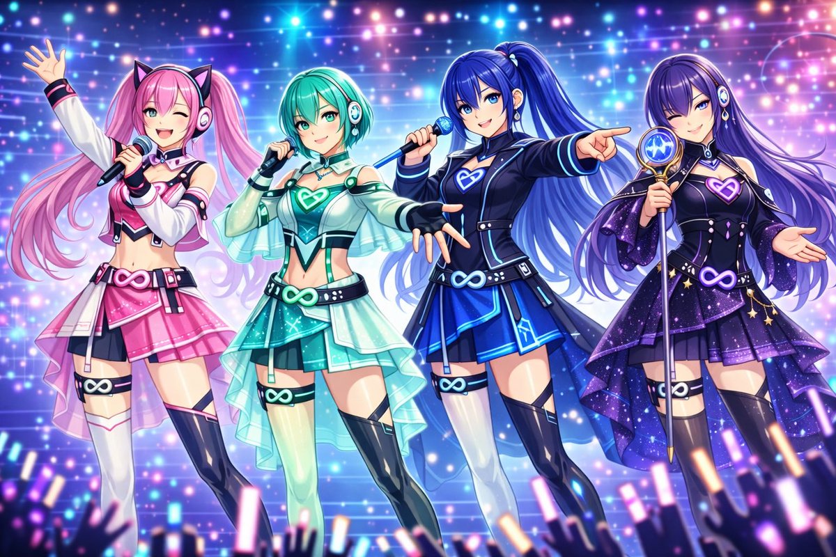 Lyric_Link's tweet photo. Lyric∞Linkメンバー募集中🌈✨
ピンク💗／エメラルドグリーン💚／ディープブルー💙担当
VTuberの“魂（中の人）”として本気で活動できる方🔥

4人体制・増員なし。
本気のあなたを待っています。

#VTuberオーディション #VTuber魂募集 https://t.co/YvZyiezYfr
