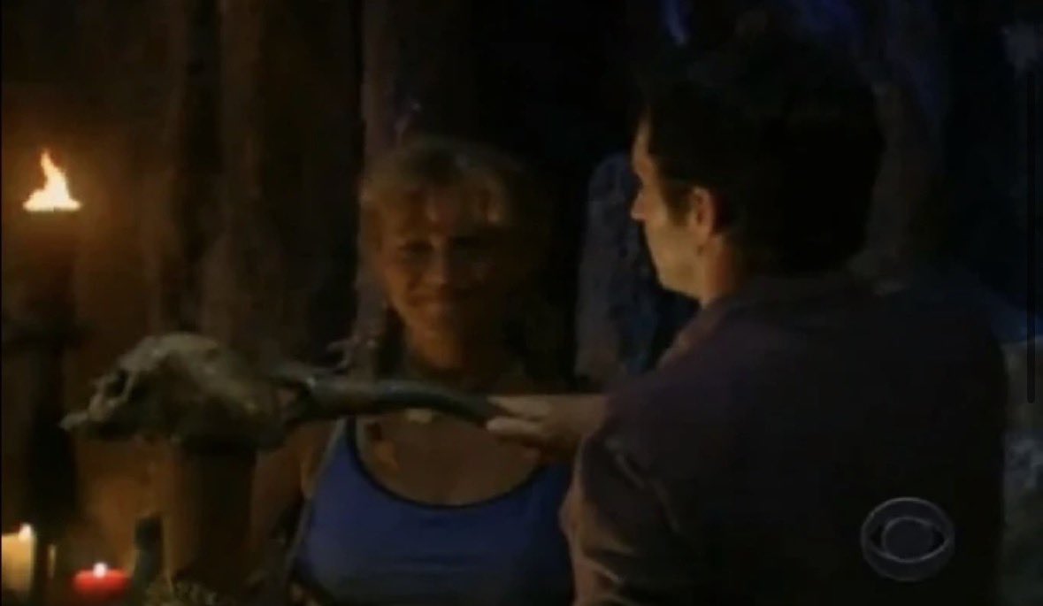 rosarywaif222's tweet image. fun fact, cirie has now survived her THIRD first tribal council that was a unanimous vote with the person that got out voting against her #survivor50