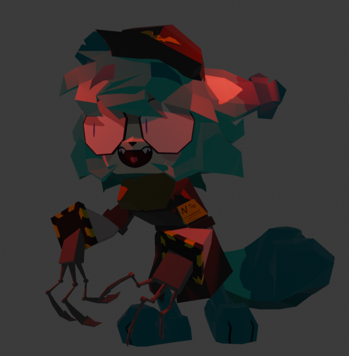 Hanna_Okamya's tweet photo. i made a little costume for him!! :D one of the characters he voiced and my fav little boy, N! i started after finishing the base model and after Michael Himself liked this post i decided to finish and give him his claws and swords :3 

do i give him his wings??
#kovox #kovycat https://t.co/oMBS7Ih2nh