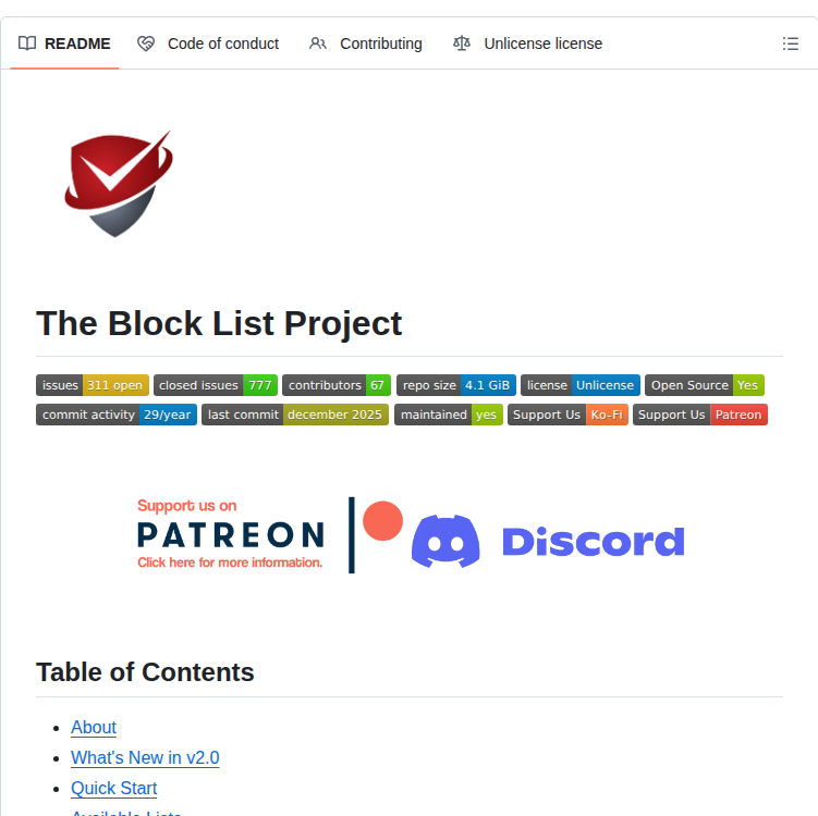 tom_doerr's tweet image. Curated domain blocklists for content filtering

github.com/blocklistproje…
