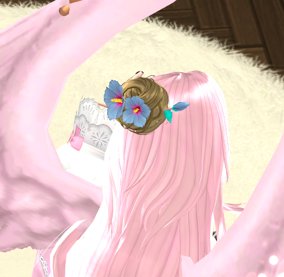 무궁화 하이번 헤어피스
헤어 뒤에 올림머리입니다!