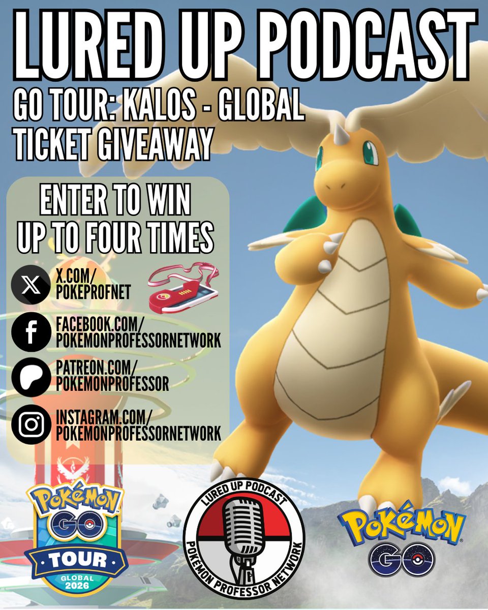 Lured Up & The Pokémon Professor Network tweet media