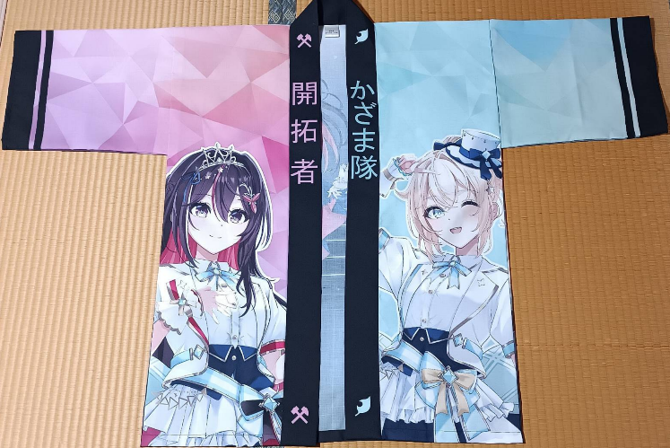 あずいろの法被のイラストを描かせていただきました！！