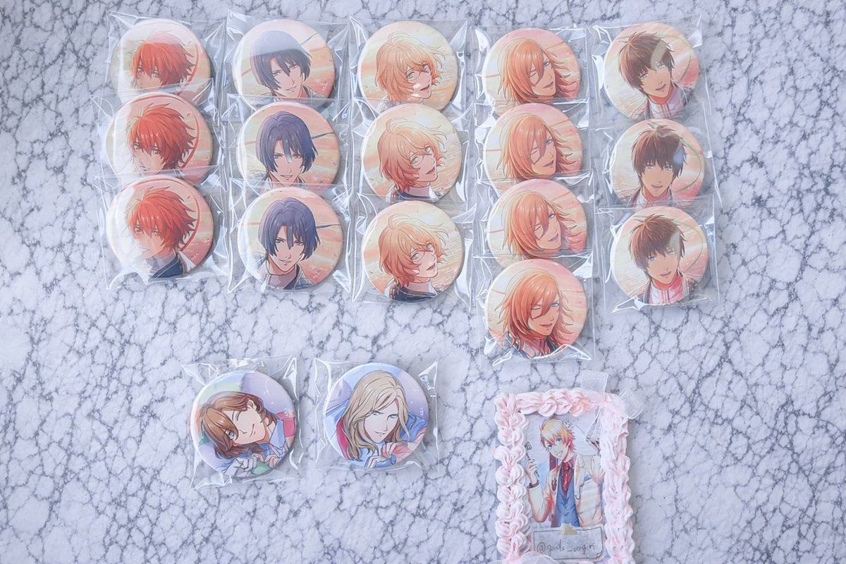 交換 譲渡】うたプリ ライエモ AGFトレーディング 缶バッジ エクストラ