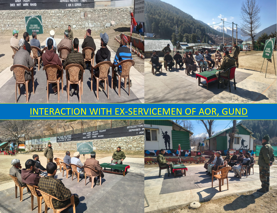 GajrajDiaries's tweet photo. Interaction with Ex-Servicemen in AOR, Gund
#IndianArmy
#AssamRifles
#Srinagar
#ganderbal
#ganderbalyouth
#kanganyouth
#IndianArmy
#wussan
#wangat
#Kangan
#kanganyouth
#anderwan
#mamar
#chattergul
#Wangat
#gund https://t.co/t7m5eomH0b