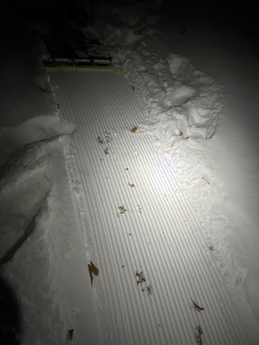 In the last two days, all the normal trails have been groomed and have set up well. Riding should be great! If it warms up as the forecast states, please fund something else to do. Thank you.