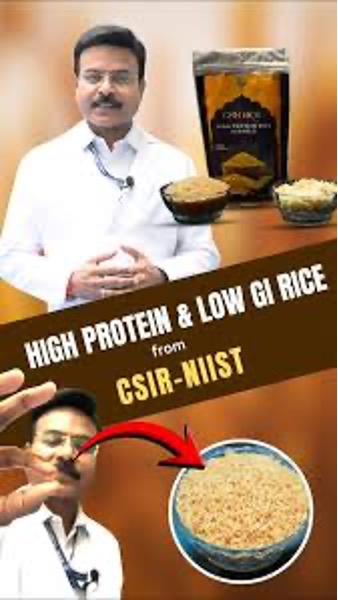 NutriNeel's tweet photo. Designer Rice – Is this the magic food many of us have been waiting for?

­­The name itself sounds funny but the concept is brilliant. CSIR India which has been pioneering various foods for specific applications (such as dry foods for space travel etc) has come out with designer rice with about 22% protein content and low GI of 54. This is sweet news to a large percentage of population in India that consumes rice as the primary meal (esp. South and East India). It will prove as a great option for diabetics. Further it is enriched with iron, folic acid and vitamin B12.  If all this is not enough, this is not a dream or a far-off project. The technology has been handed over to Tata Consumer Products and SS Soul Foods on Feb 18, 2026, by CSIR.

Do note that this is ~3x the protein of regular rice (the key reasons nutritionists ask clients to glow slow on rice). But long evolved food habits rarely change much in majority of population and that is why this is absolutely wonderful news. Just hoping that the taste and bite profile is palatable to most of the rice eating populace.

CSIR is working on many more such things and let us wish them all the best.

Here’s to scientific nutrition and good health!!