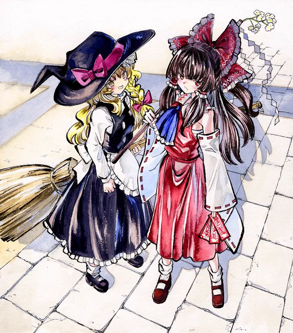 霊夢&amp;魔理沙 #東方Project