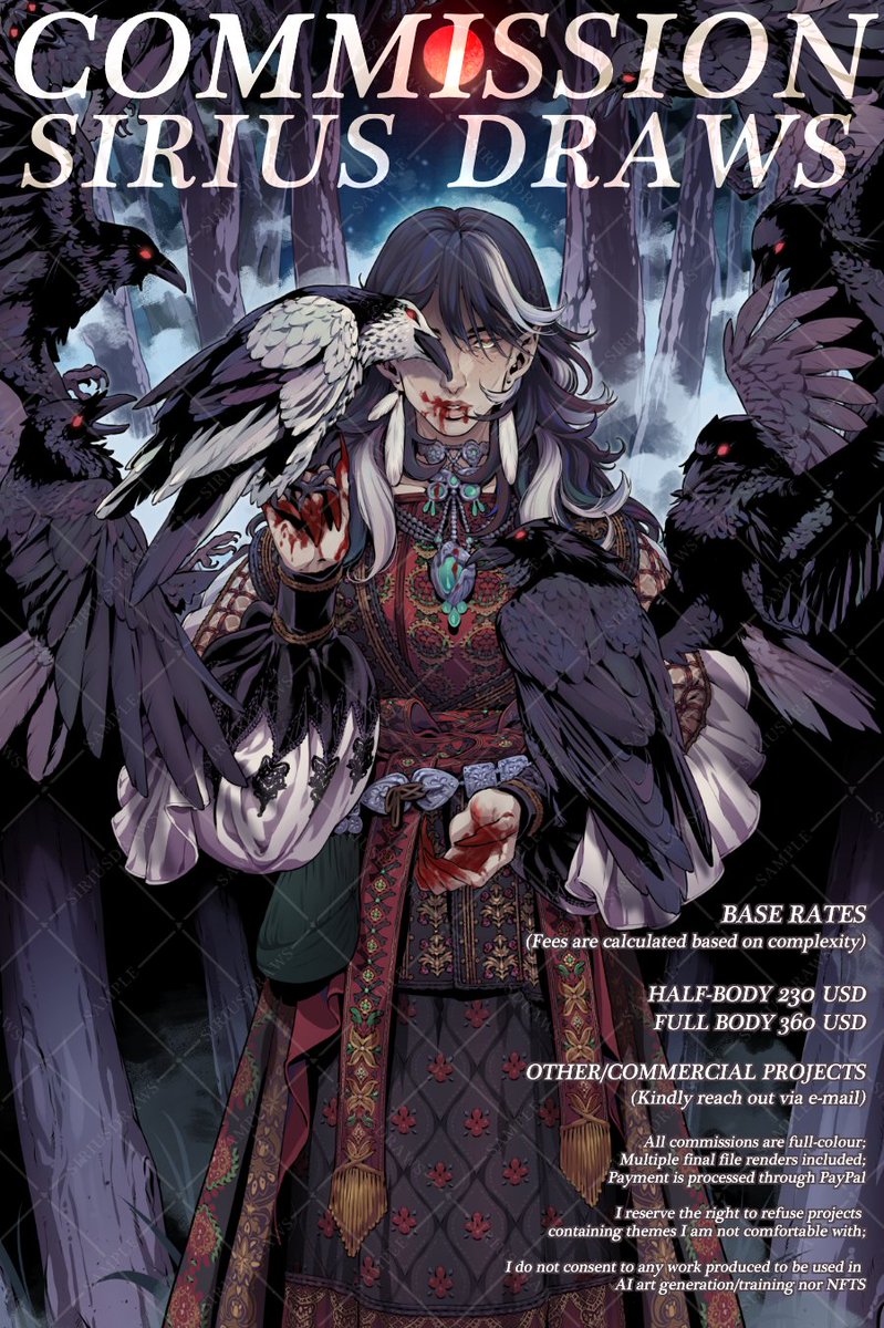 [commissions] fistfight me for custody of your beloved characters🫵

form link shall follow soon!