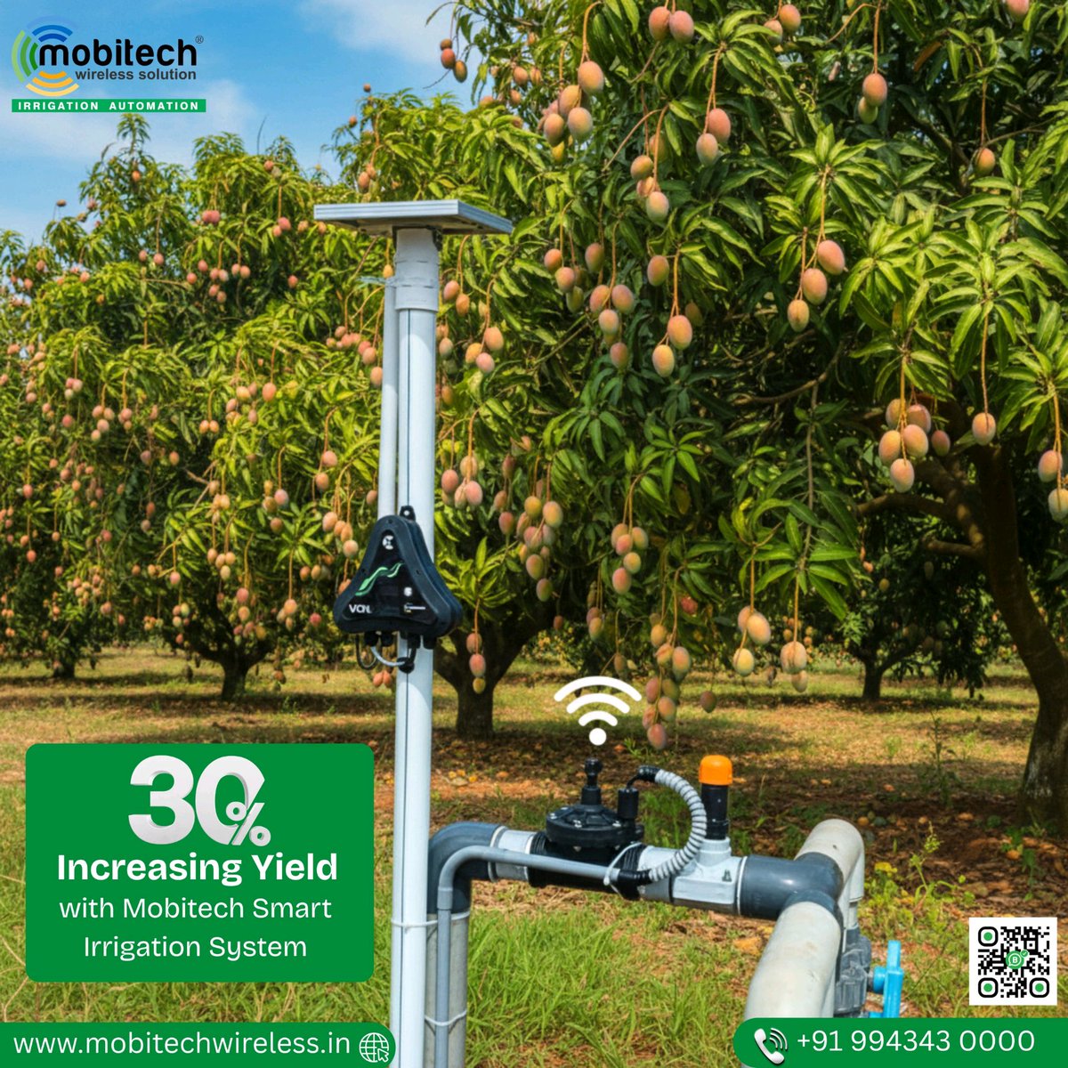 mobitechindia's tweet image. ✅ *30%* Increase in Yield
✅ Automated Control
✅ Maximum Efficiency

📞 Call us: +91 99434 30000
🌐 Visit: mobitechwireless.in

#MangoFarm #SmartFarming #FarmLife #Innovation #MangoLover #AgriTechIndia #MobitechWireless