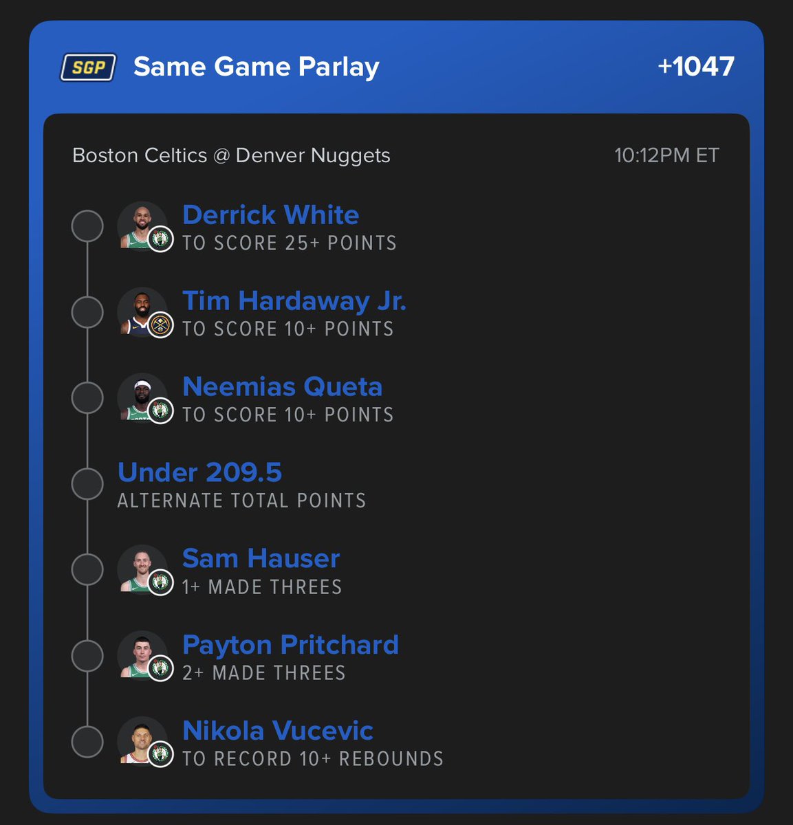 BIG BOARD BETS tweet media