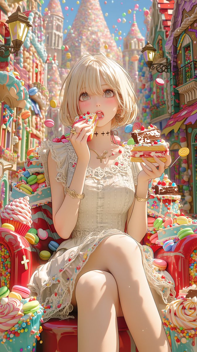 MytiMuffyn's tweet photo. Cake on my plate, can’t wait — sweet for you, my favorite fate.
ケーキひとくち、止まらない — 甘い幸せ、あなたにあげたい。
#AIart #AIイラスト #CakeTime #SweetMoment #CantWait #ForYou #ViralVibes #ケーキ #甘い時間 #フォロワーに届け #もっとあなたに https://t.co/FJ8vGlxcDT