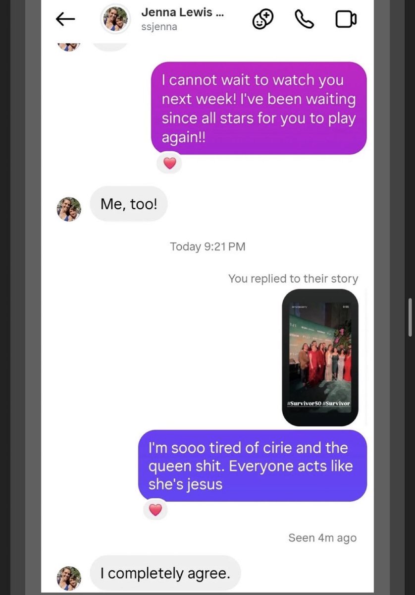 liveonhbo's tweet image. IF THIS IS REAL… DESERVED FIRST BOOT WHY IS EVERYONE SO JEALOUS OF CIRIE #survivor50