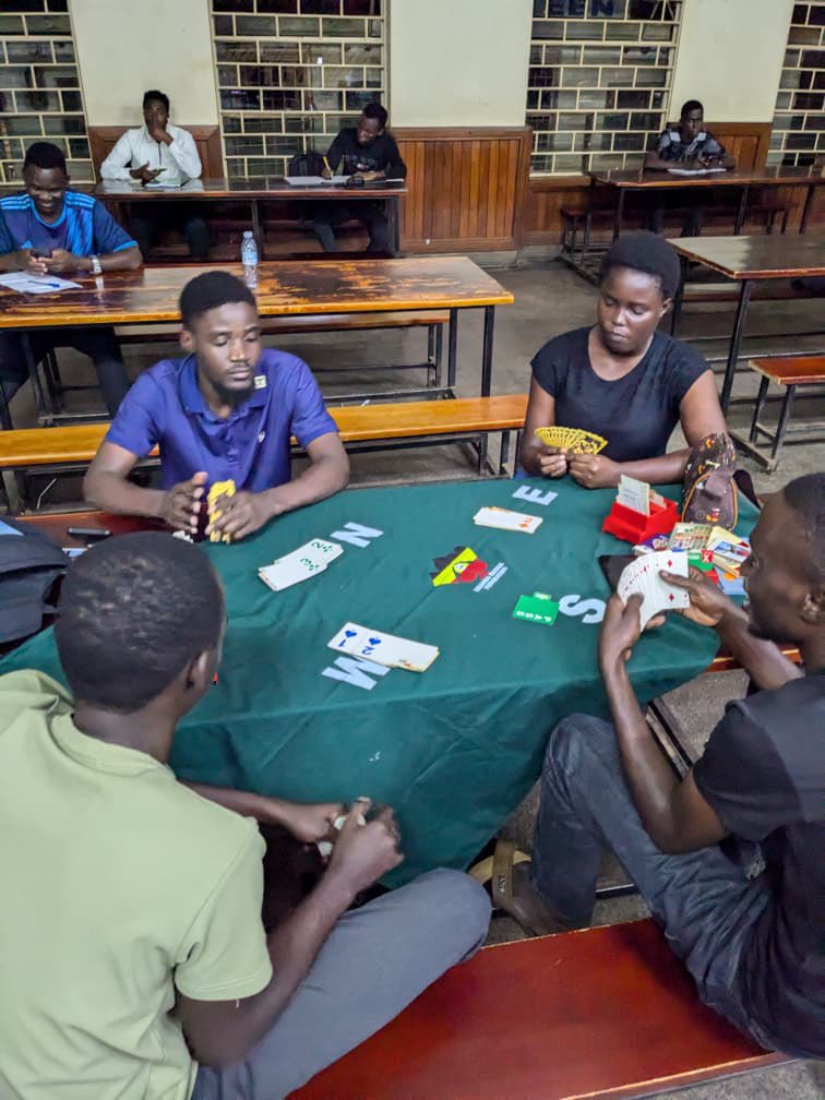 Build up to the NBridgeL 2026, Players at Kyambogo University Bridge Club are preparing for the matches. 
#Uganda #bridgeforpeace #AfricaBridge #ugandabridge #ugandasafari #uganda