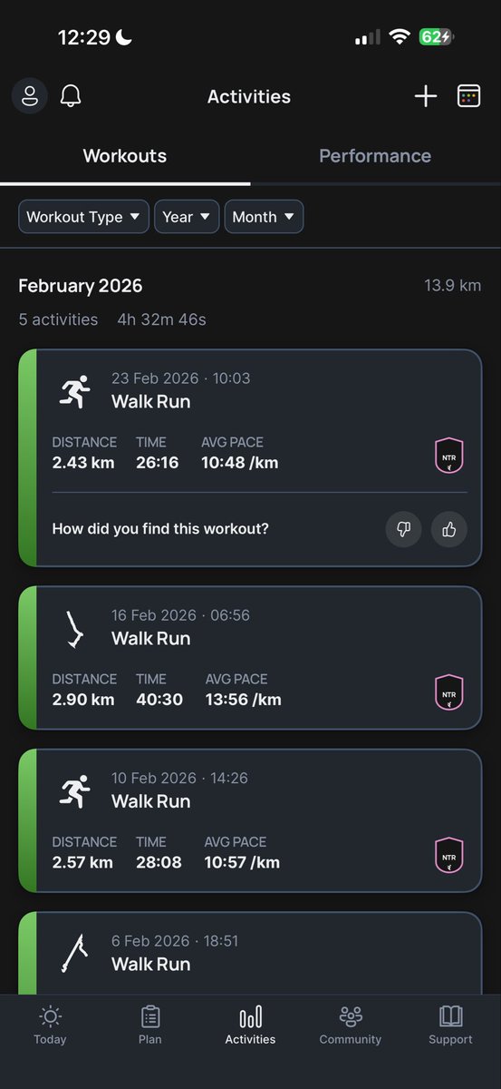 Will be ending feb will some clean run streak ⚡️💪