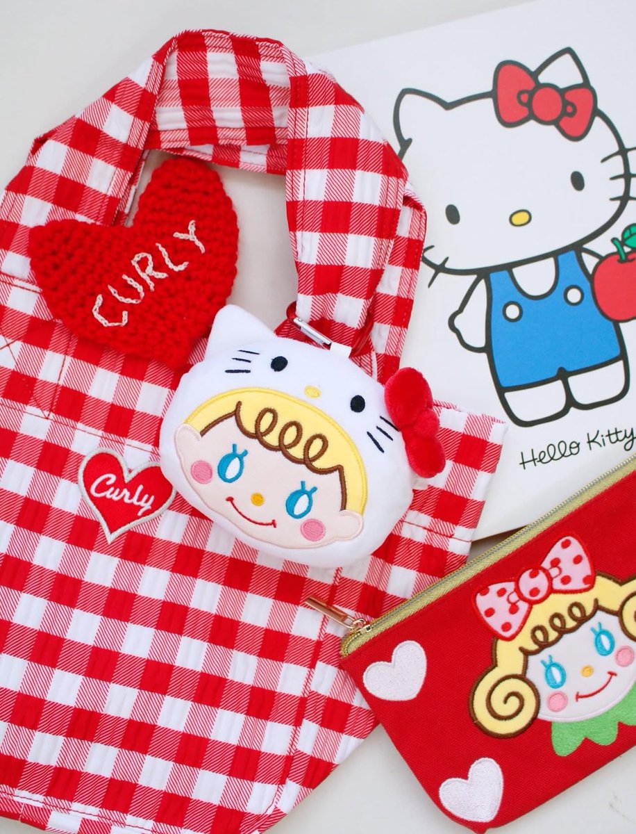 Curly collection x Hello kitty 🐱🍎