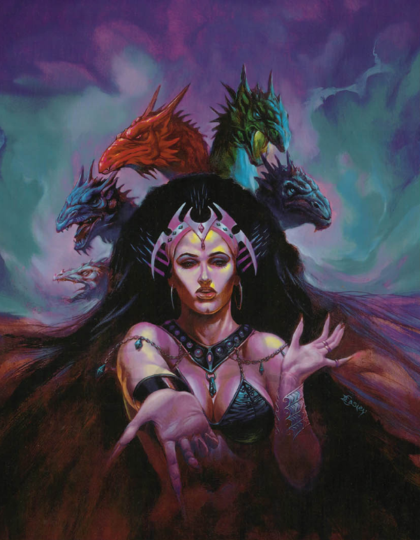 DungeonNoir's tweet photo. Takhisis by Jeff Easley https://t.co/NSjLw4cCsz