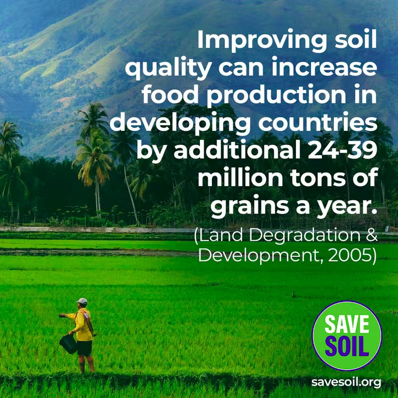 #SaveSoil #savesoilwave #SaveSoilSaveLife #savesoilmovement <a href="/SadhguruJV/">Sadhguru</a> <a href="/cpsavesoil/">Conscious Planet #SaveSoil</a> #WorldUnitesForSoil