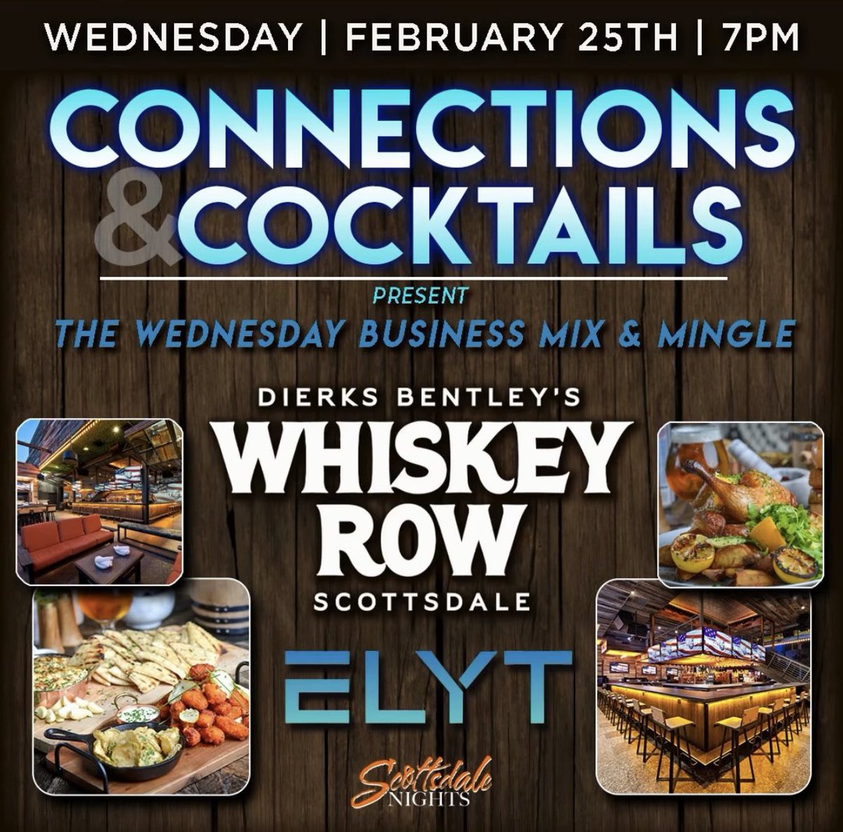 Connection &amp; Cocktails 🍹 @ Whiskey Row Scottsdale ~ Wed - 02.25 at 7pm ( Come Network w/ 150 Business Professionals ) … Gem Ray at 480.772.7613 (Text) <a href="/GemRayMedia/">Gem Ray</a>