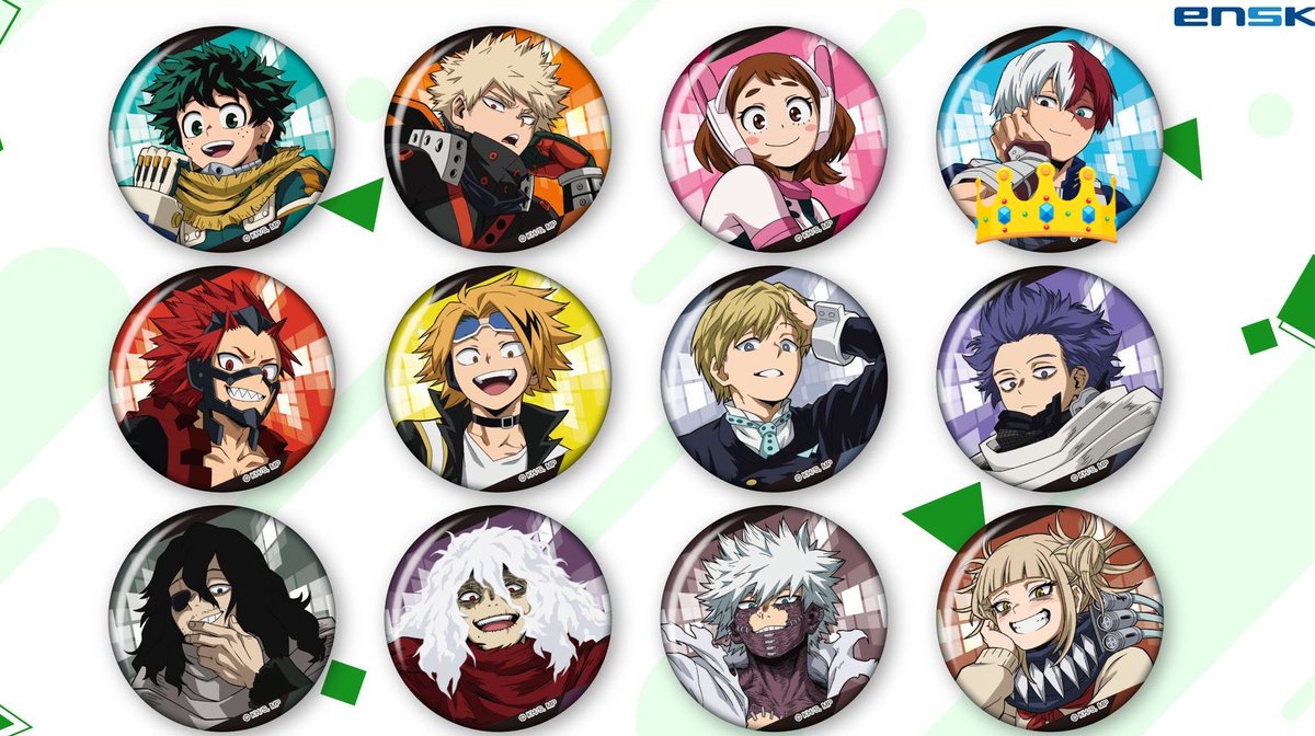 交換》僕のヒーローアカデミア ヒロアカ グリッターカンバッジ