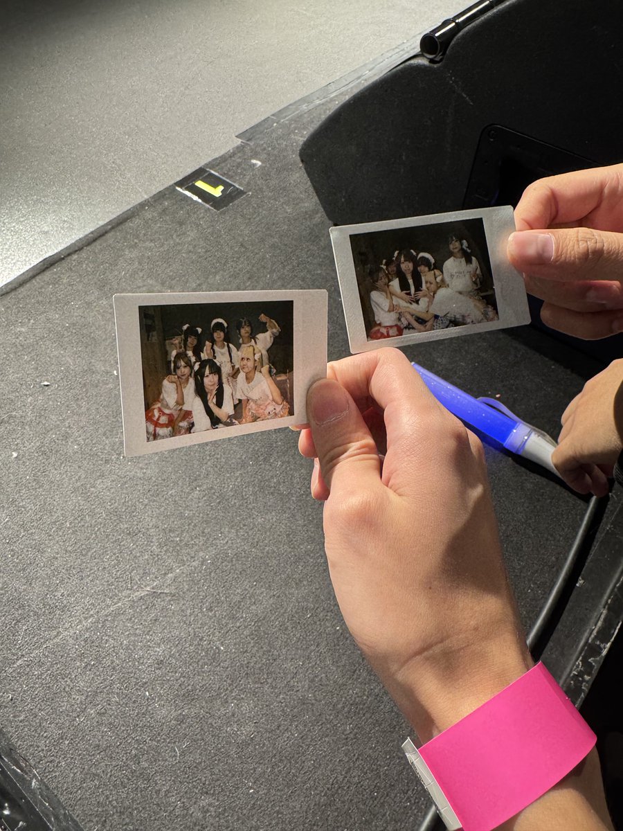 集合チェキじゃんけん、リッキーと一緒に当選しました