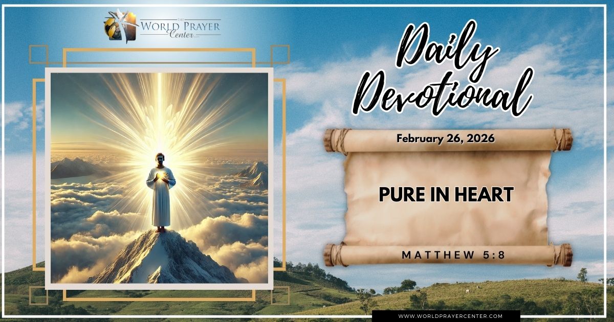 WorldPrayerCtr's tweet image. 26 February 2026 Today's scripture reading is
Matthew 5:8  "Pure in Heart"

#PureInHeart
#SeeGod
#BlessedLife

For more prayers visit us @worldprayercenter.com