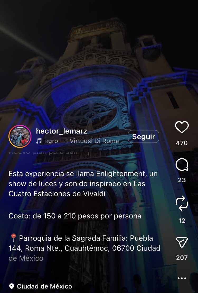 La Parroquia de la Sagrada Familia está para ser signo del misterio cristiano, no de un “Enlightenment”. 

Este santuario existe para acoger lo que favorezca “el ejercicio y el fomento del culto, de la piedad y de la religión” (Canon 1210). “Mi casa es casa de oración”, Lc 19, 46