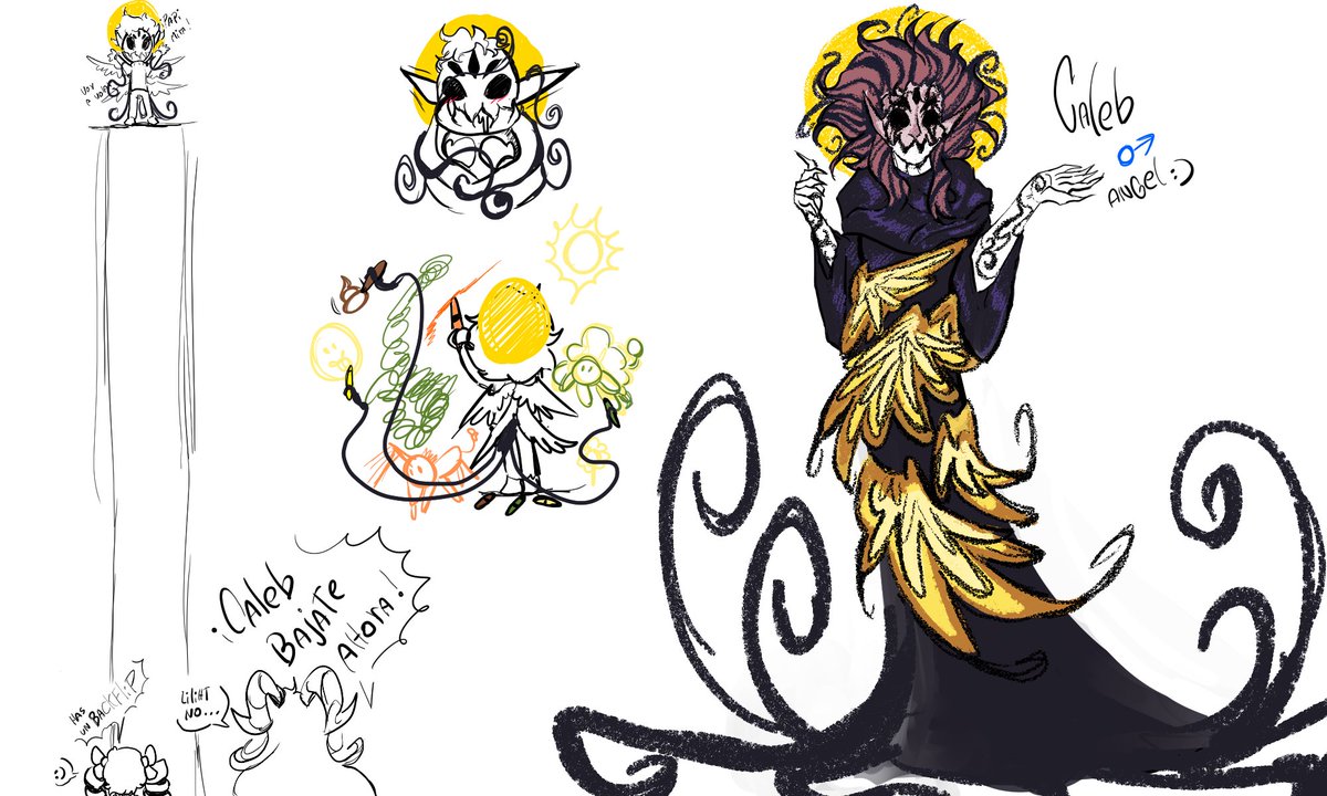 El hijo de Lu y shira jajaja y hermano menor de Lilith ( tuve que rediseñarlo ) 

#OlvidadosPorAndromeda #OPA