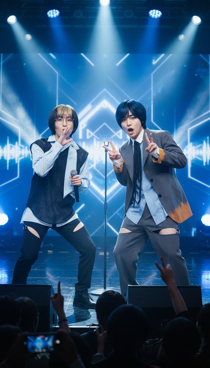 lou_poplin's tweet photo. BeatBoxes Mizuki and Shion
#humanbeatbox
#瑞希 #志音 #AI男子 #AIイケメン部 #AIBL部 #AI美少年 #BeautifulBoy https://t.co/UjjsWAXmkj
