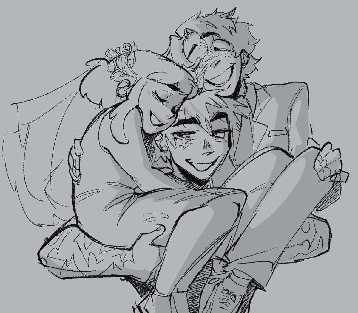 JUST MARRIED!!
#mha #izukacchako #izuocha #bkbk #kacchako