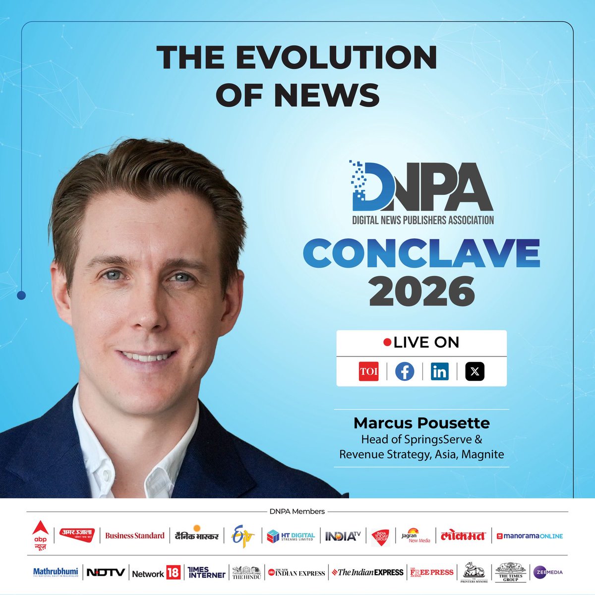 Authority in the AI era will belong to those who balance speed with responsibility. #DNPAConclave2026