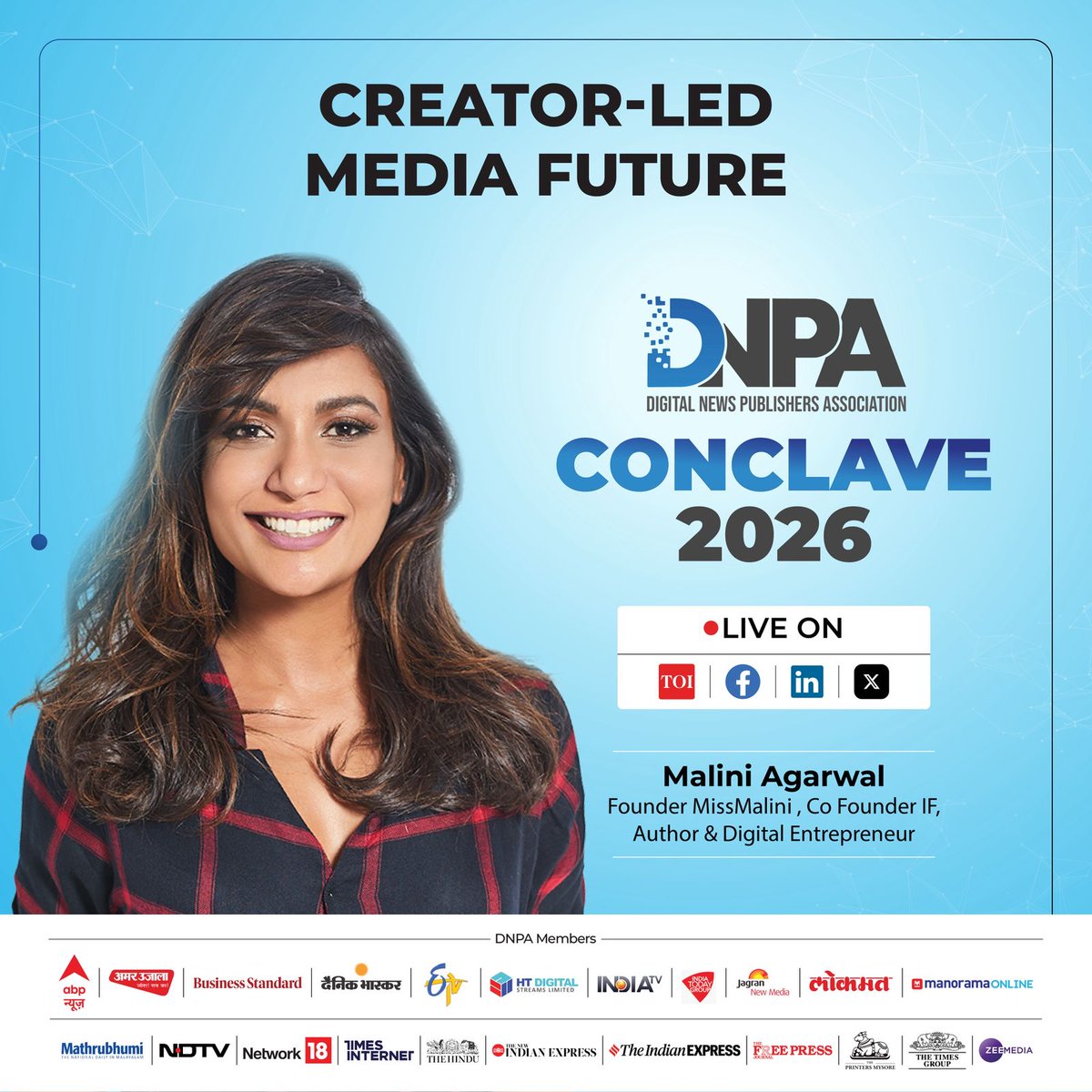 As news travels faster than ever, systems must be built for credibility and transparency. #DNPAConclave2026