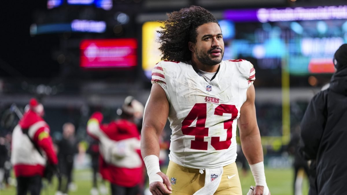 nflrums's tweet photo. 🚨The #49ers are interested in bringing back LB Eric Kendricks to play alongside Fred Warner https://t.co/WJMz43HIFF