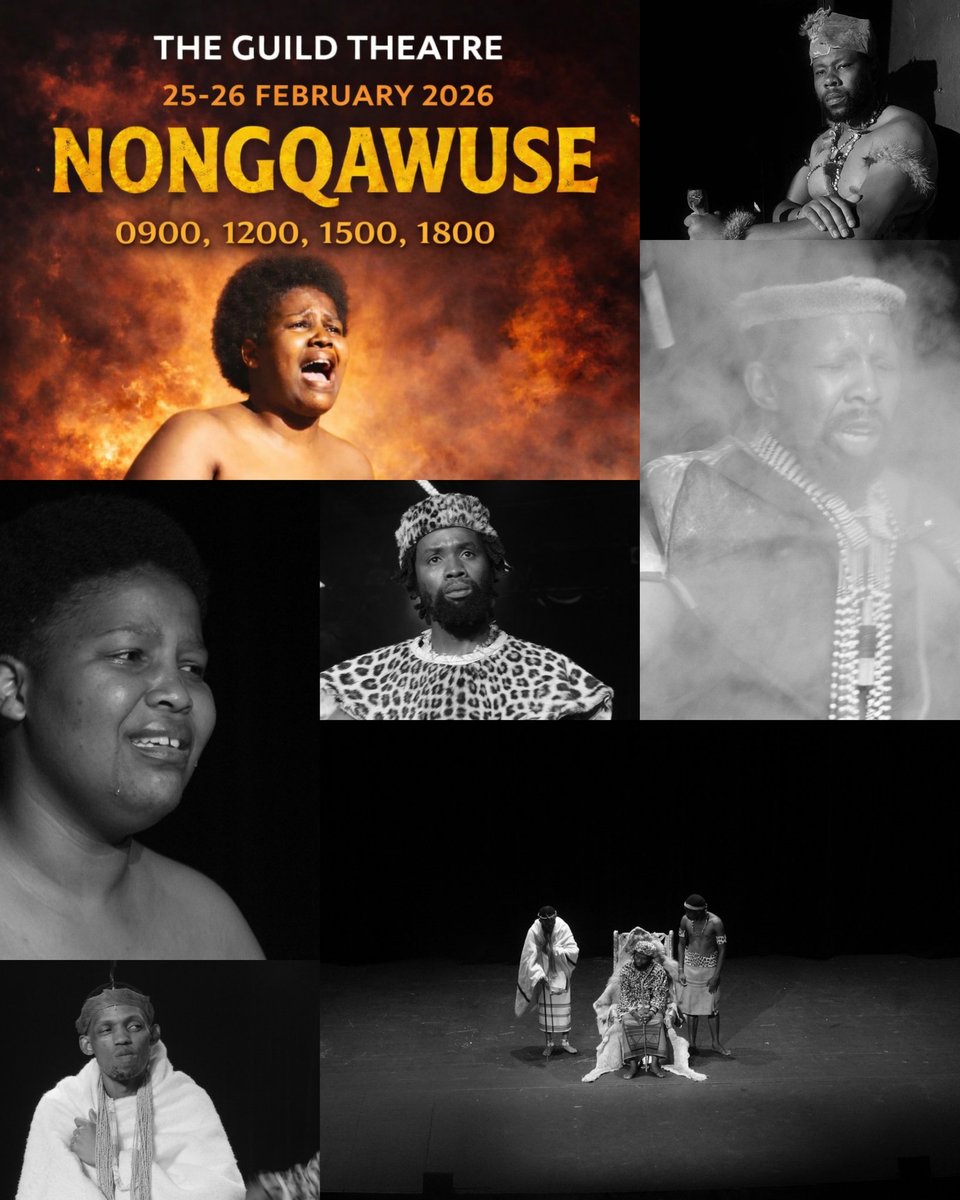 TODAY IS THE FINAL CURTAIN! 
It’s the LAST DAY to witness the powerful and spiritually moving production of Nongqawuse at Guild Theatre!
Don’t miss your final chance to experience the magic, the history, the emotion, and the unforgettable performances.

webtickets.co.za/v2/event.aspx?…
