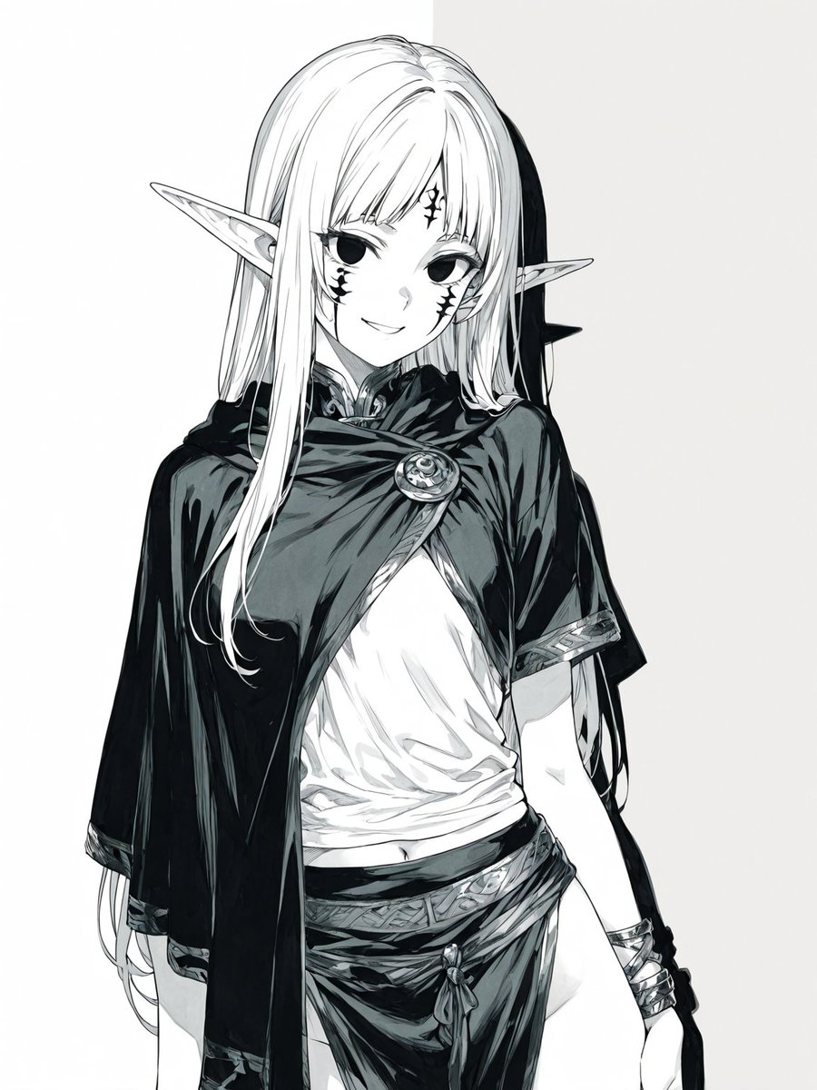 午後罪エルフ #AIart