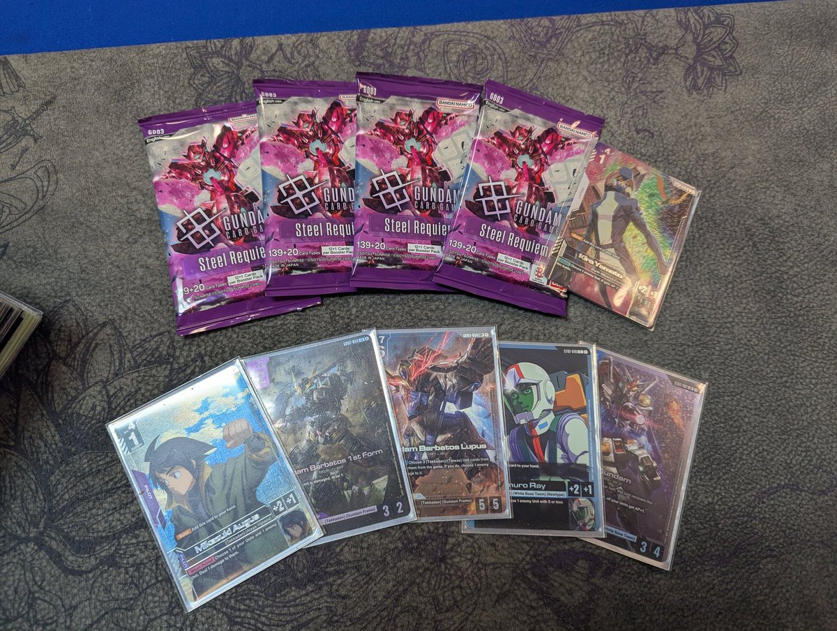 Was finally able to break the curse and secure a Kira!!

R1: R/G Cyclops Zeon (1st) ⭕
R2: B/P Aggro (2nd) ⭕
R3: B/P Aggro (2nd) ⭕
R4: R/B Ping (1st) ⭕
R5: R/B Ping (2nd) ❌