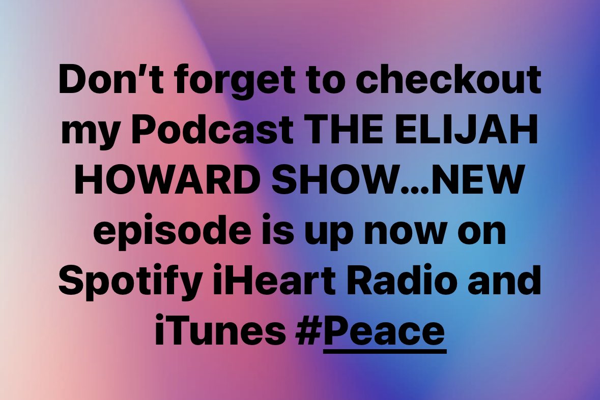 Elijah Howard (@elijahhoward) on Twitter photo 