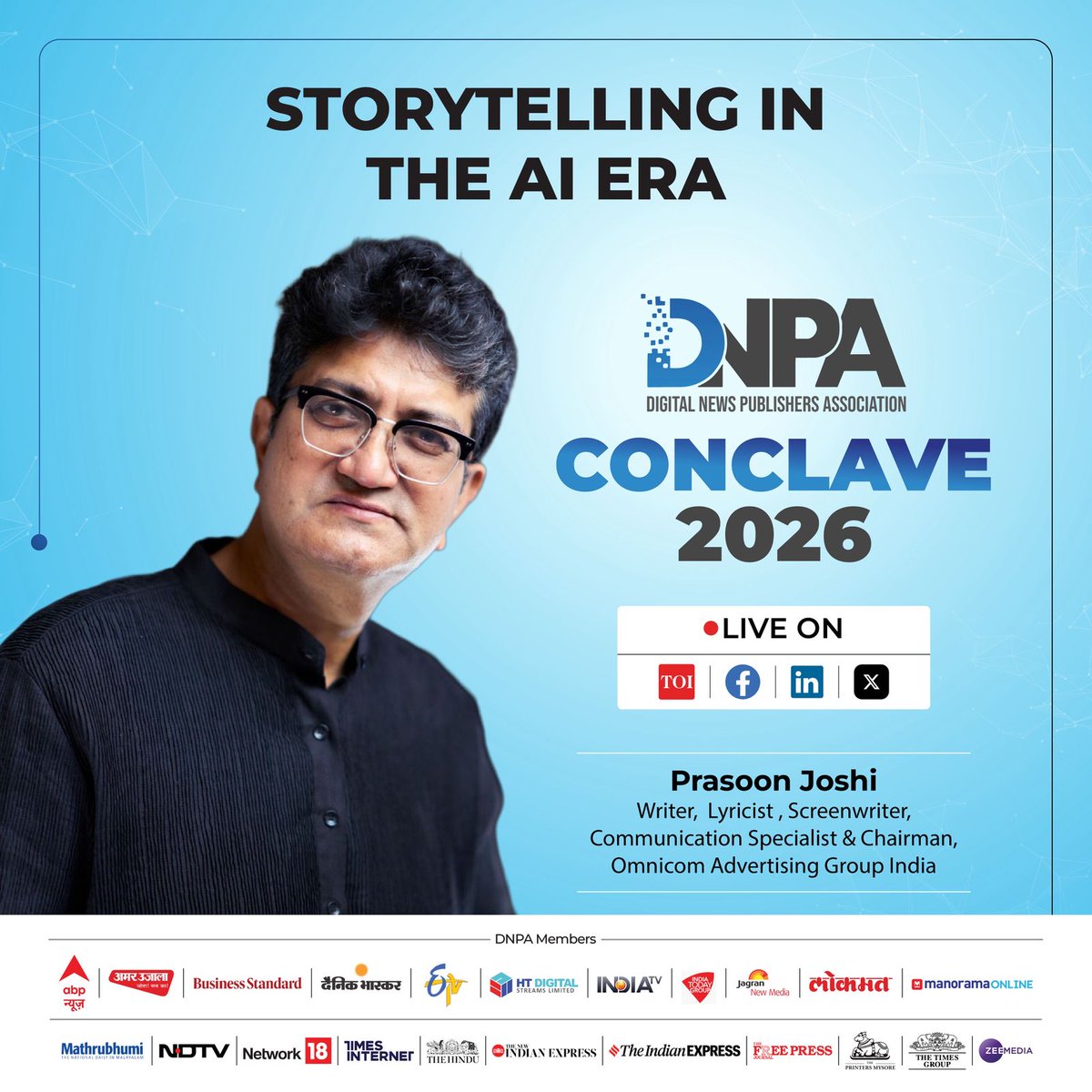 As innovation accelerates, collaboration between technology, governance, and journalism becomes essential. #DNPAConclave2026