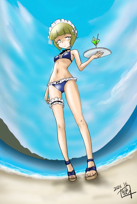 #これを見た人は背景が海の画像を貼れ 