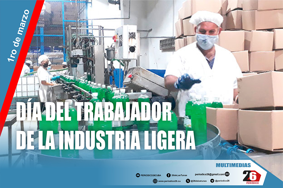 Felicidades a las trabajadoras y trabajadores de la #IndustriaLigeraCubanen su día. Su labor incansable viste y calza a nuestro pueblo, contribuyendo al bienestar y la economía del país. #SíSePuede
#DíaDelTrabajadordeLaIndustriaLigera a #LasTunas #PorLasTunasLaVictoria