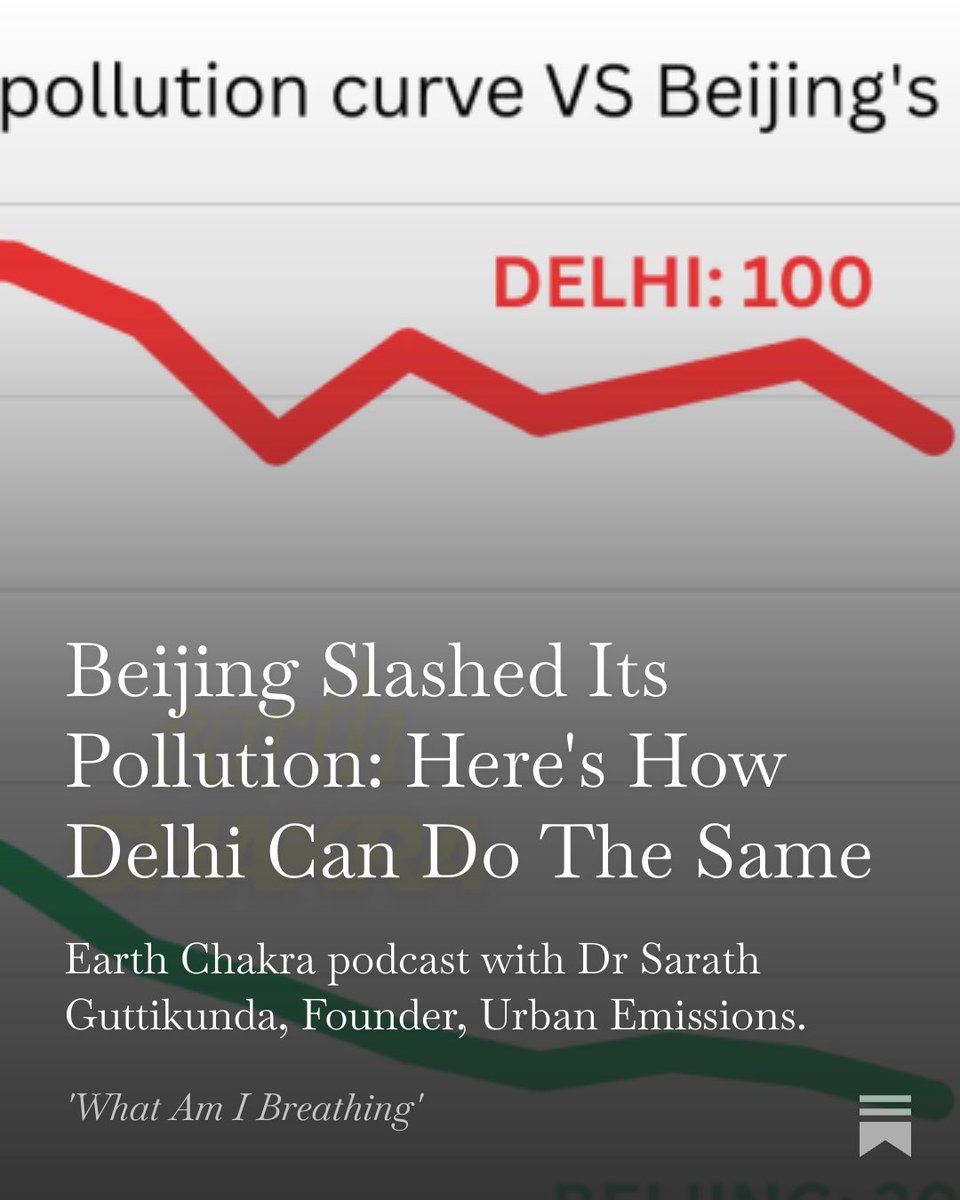 Earth_Chakra's tweet photo. Delhi’s #airpollution problem is fixable. One of the top-most air quality scientists Sarath Guttikunda, Founder @UrbanEmissions demonstrates exactly how 

https://t.co/EiysfRZW6H https://t.co/Y1LxdaYaXi