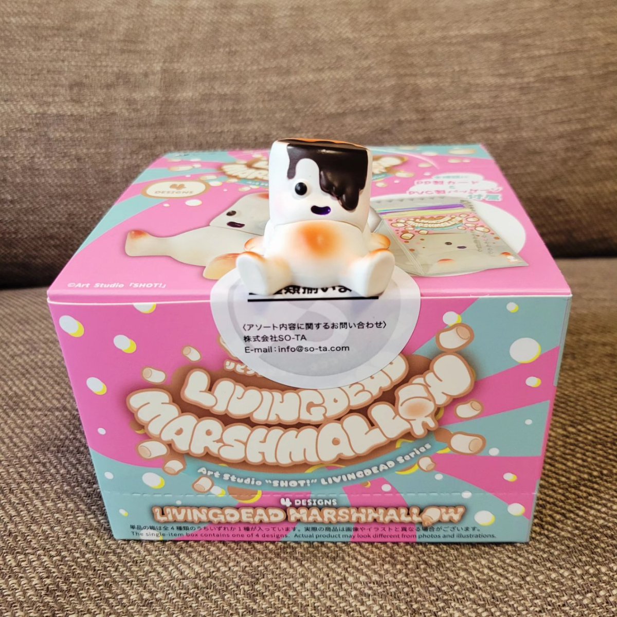 LIVINGDEAD MARSHMALLOW BOXトイ🌟 特典のマシュマロちゃんが可愛い